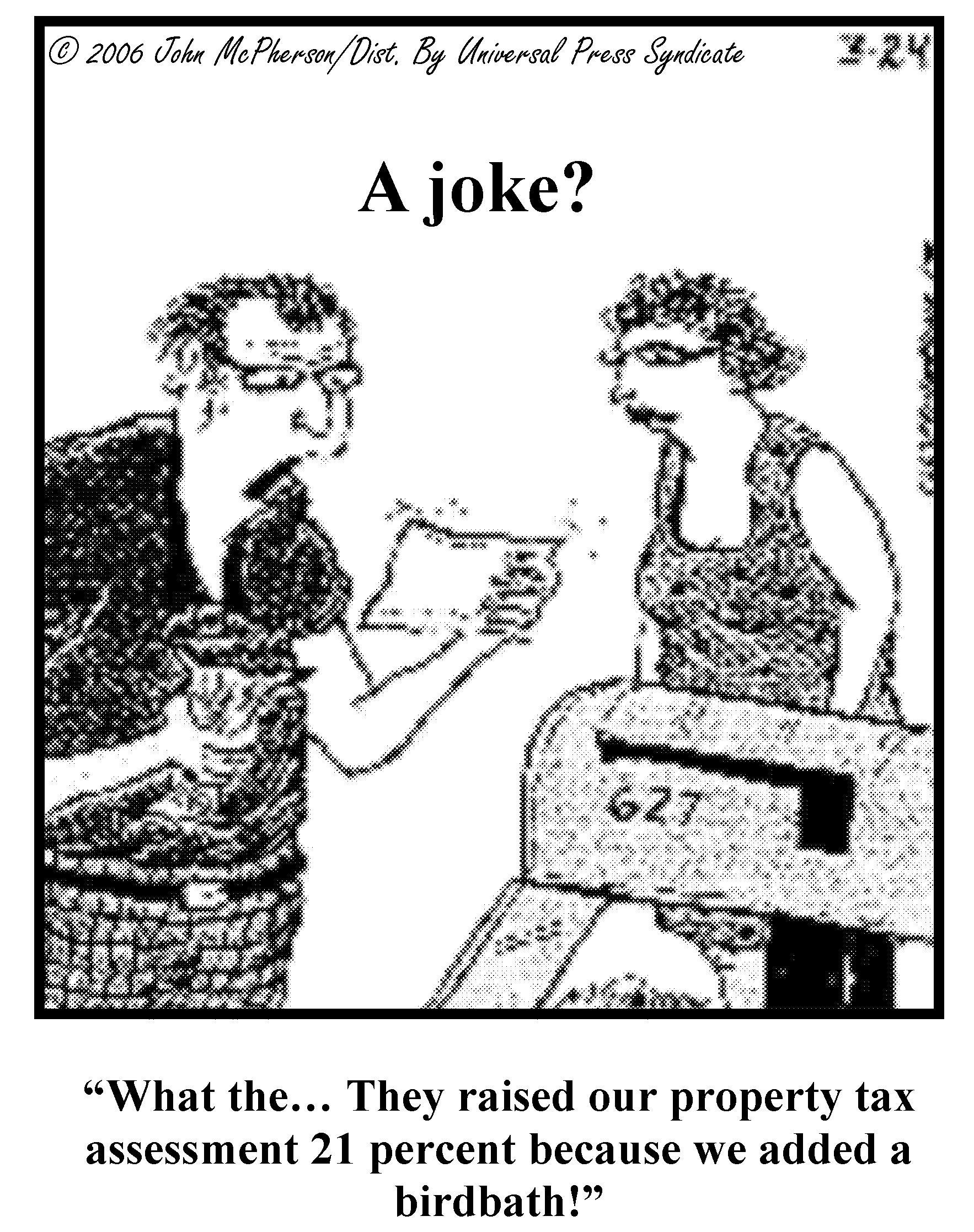 A Joke About Tax Assessments!
